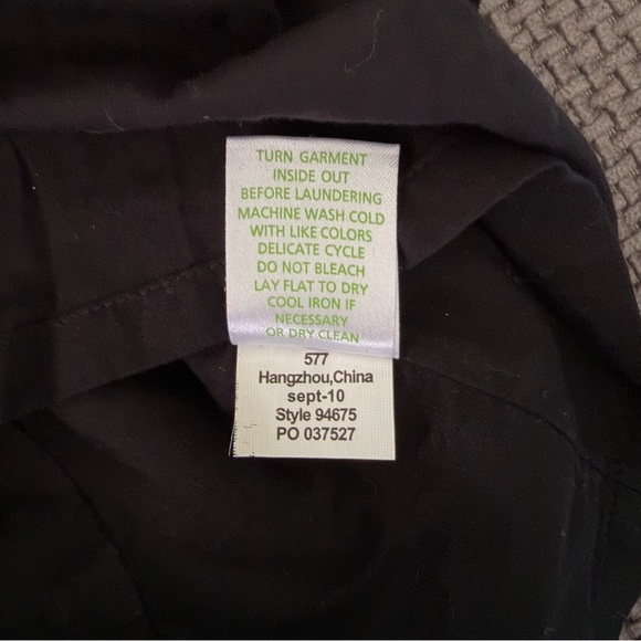 Lilly Pulitzer Adelson Shift Dress 2 Black Silver Soutache Metallic Embroidered - Picture 6 of 12